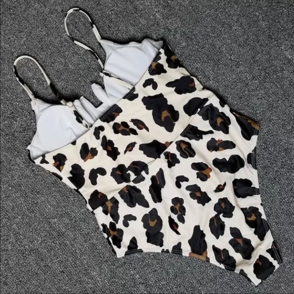 CLOSEOUT SALE ❤️New! Exotic leopard animal print one piece swim - Picture 4 of 6
